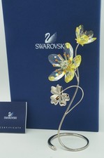 Sparkling Swarovski Crystal Flower Deoria Yellow Figurine Retired Madein Austria