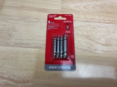 Milwaukee Steel Screw Extractor Set (4-Piece) 49-57-9001