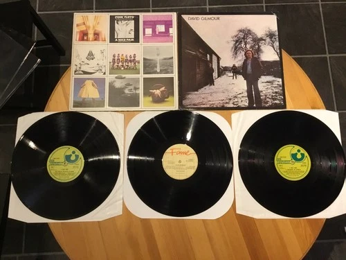 PINK FLOYD A NICE PAIR 2 x LP 1974 & DAVID GILMOUR Solo LP 1978 Rock & Psych