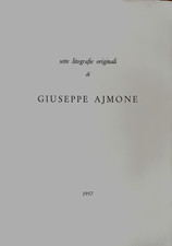 Giuseppe Ajmone - Cartella con 7 litografie originali - 1957 - in bassa tiratura