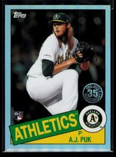 2020 Topps Chrome #85TC-14 A.J. Puk 1985 Topps Baseball