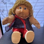 Vintage 1980s Cabbage Patch Kid - Blonde Hair Blue Eyes Dimples
