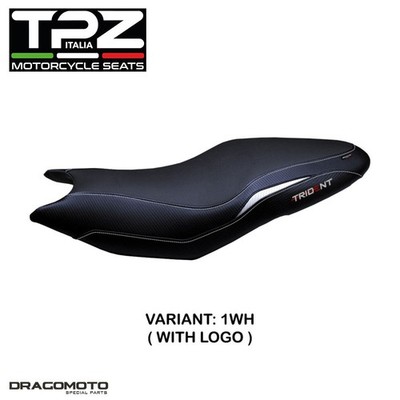 TRIUMPH TRIDENT 660 2021-2025 Sattelpolsterung TTRD66G-1WH-1 TPZ weiß CON LOGO