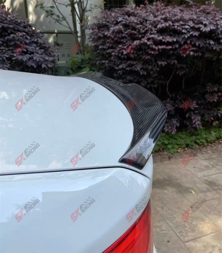 Glossy Black/Carbon Fiber Fits BMW 5 Series M5 520i 530i 540i Rear Spoiler Wing - Bild 8 von 47