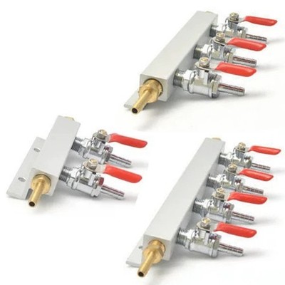 Zuverlässiger Homebrew Gasverteiler mit Rückschlagventil und auslaufsicherem D