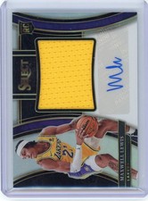 Maxwell Lewis 23-24 Select #JS-LEW Jumbo Rookie Signature Swatches  - Select