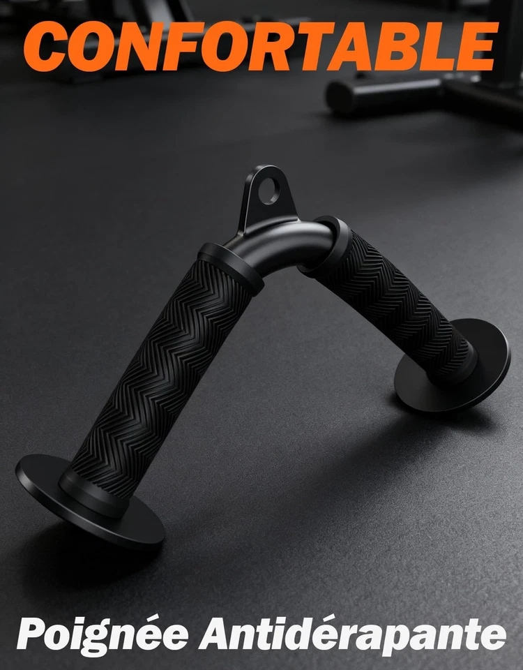 Fitarc Barre V Triceps pour Poulie - Accessoire Gym à Domicile - Photo 2/4