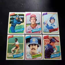 1980 TOPPS BASEBALL VINTAGE CARDS LOT(42 CARDS)(SET BUILDER)(TC#2907)