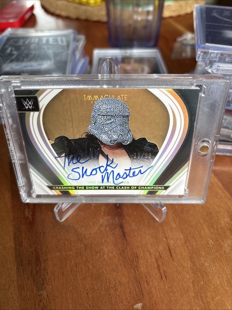 2023 Panini Immaculate WWE The Shockmaster Auto 19/99 MO-SHM