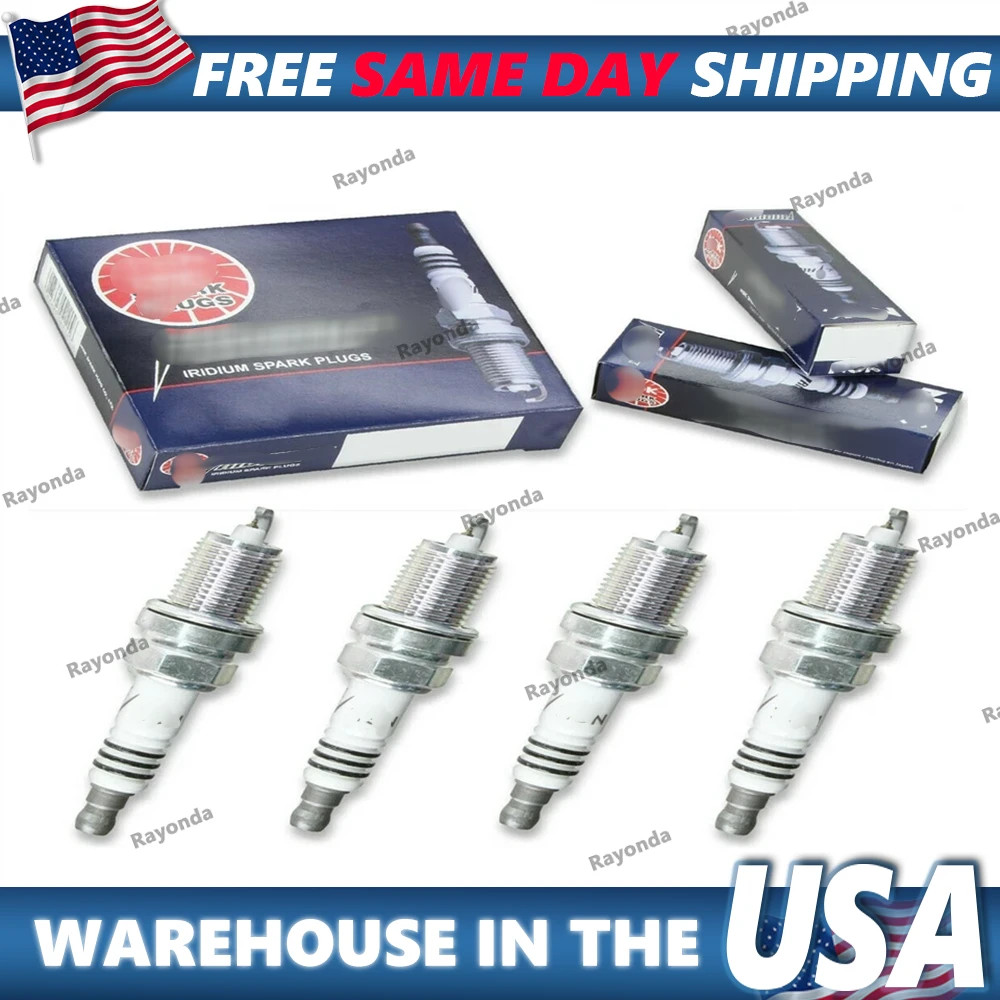 4 x Spark Plugs Made in Japan NGK Iridium IX 6046 DCPR7EIX 6046 DCPR7EIX Tune Up