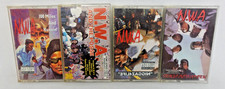 Lot of 4 NWA Cassette Tapes Posse 100 Miles Straight Outta Compton Rap Hip Hop