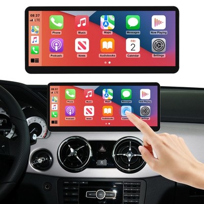 12.3'Wireless CarPlay AndroidAuto TouchScreen For Benz GLK X204 NTG4.5 2013-2015