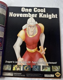 Sega Force Issue 4 Electronic Gaming Monthly Nov 1993 Joe Montana Cover