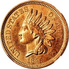 1858 INDIAN CENT P1C (JUDD-211, R-5) **SUPERB-GEM**  +++ CERTIFIED NGC PR-66 +++ — photo 7