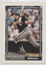 1992 Topps Carlton Fisk #630 HOF 0g7
