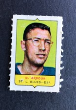 🥅 1969-70 O-Pee-Chee OPC St-Louis - Stamp for Mini Album - Al Arbour