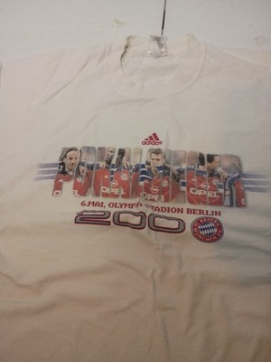 2000 vintage Adidas FC f.c. bayern munchen T Shirt Adidas large