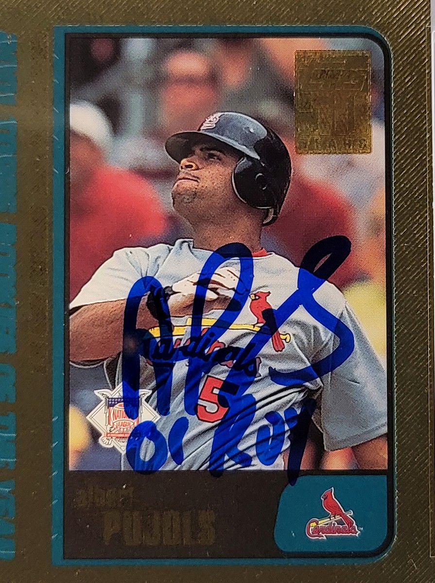 Pujols & Ichiro Suzuki 2001 Topps Gold RC PSA 8 Gem 10 Auto PSA 