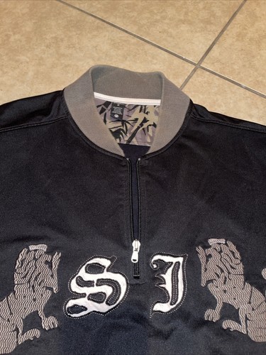 Vintage Sean John Short Sleeve Zip Front LOGO Shirt.. Sz. (XL) - Picture 5 of 7