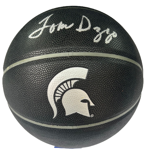 TOM IZZO signed (MICHIGAN STATE SPARTANS) F/S LOGO basketball PSA/DNA AN10049 