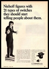 1966 C. E. Niehoff & Co. Ignition Toggle Starter Oil Solenoid Switches Print Ad