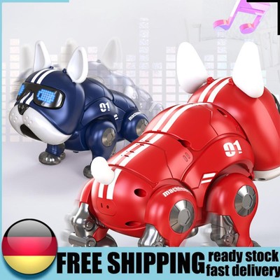 Programmable Robot LED Eyes Robotic Puppy Dog Violent Dog Robot Dog Children Toy