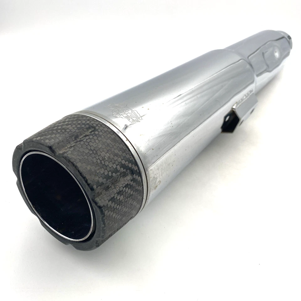 Silenciador de escape izquierdo Vance & Hines Power Duals antideslizante 09-16 Harley Touring Foto 3 de 4