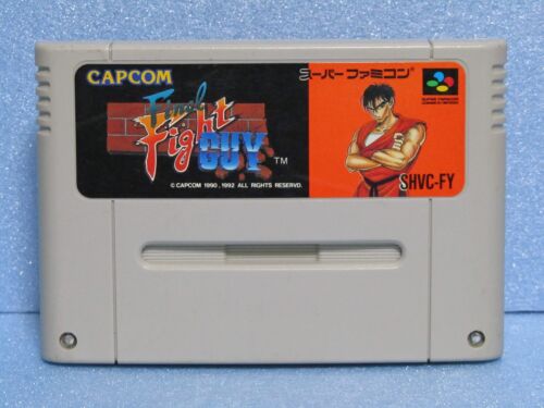 (Cartridge Only) Nintendo Super Famicom final fight guy Japan Game - Afbeelding 1 van 1