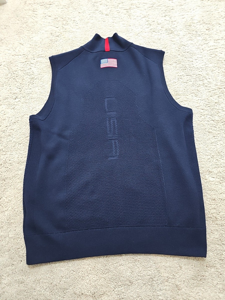 Ralph Lauren RLX Ryder Cup 2020 Team USA Golf Full zip Vest
