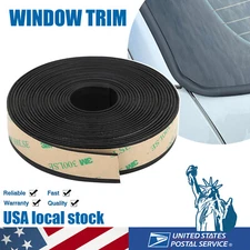 13' Front&Rear Side Window Trim Edge Moulding Rubber Car Weatherstrip Seal Strip