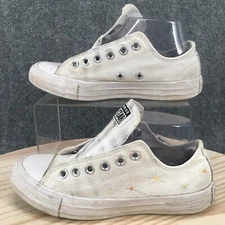 Converse Shoes Mens 4.5 Womens 6.5 All Star Sneakers Flats 163037C White Fabric