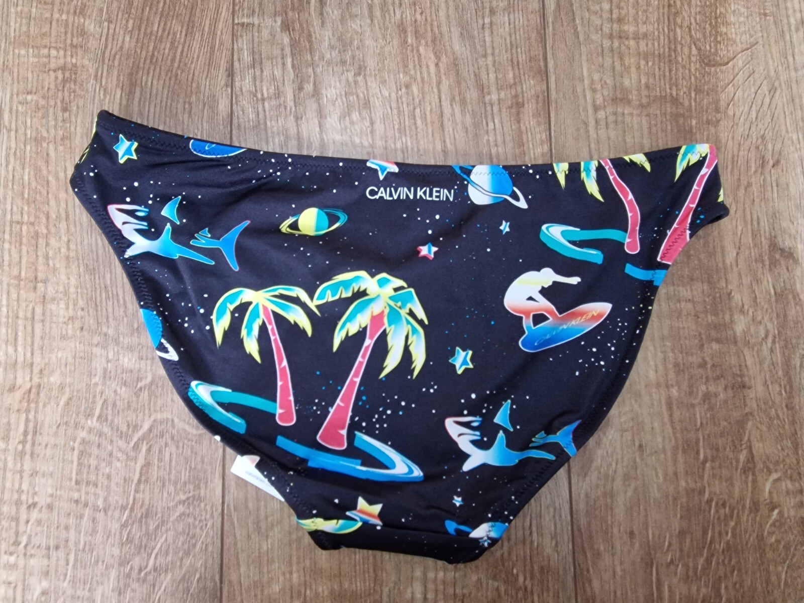 Calvin Klein Ladies Very Rare Swinwear Classic Bikini Brief Size M New image 3