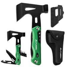 14-in-1 Multitool Hatchet Camping Axe Hammer Multi Tool Survival Pocket Knife US