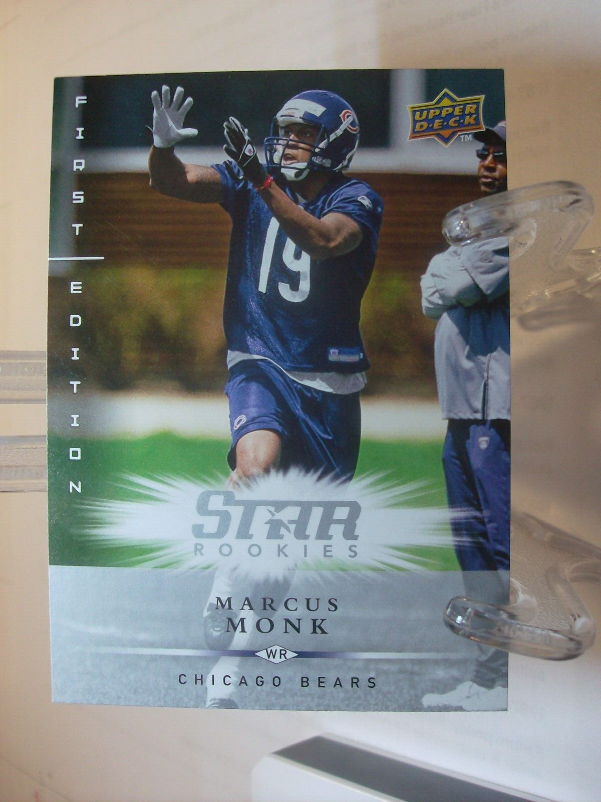 2008 Upper Deck First Edition Football Card   #176 Marcus Monk RC      (94249)