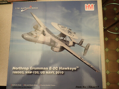 Hobbymaster HA4817 1:72 Northrop Grumman E-2C Hawkeye USN 2010 Factory Sealed