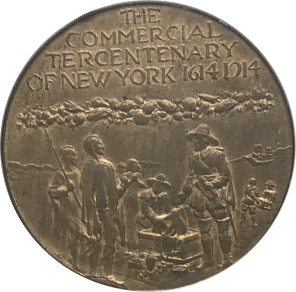 HK-unlisted - 1914 New York Commercial Tercentenary by Tiffany