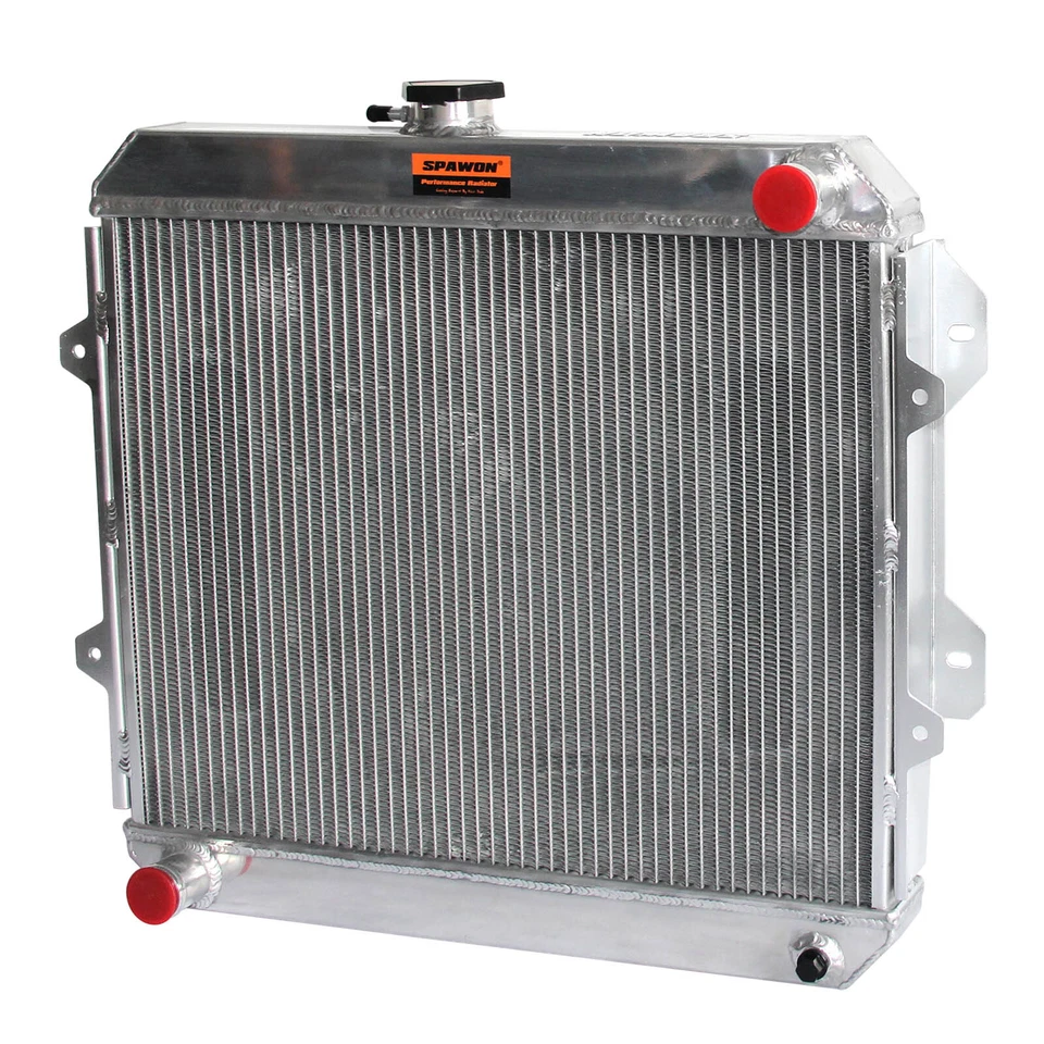 SPAWON Radiator For Toyota Hilux YN60 YN63 YN65 RN85 1983-1998 4RUNNER 3 Rows MT - image 2 of 4