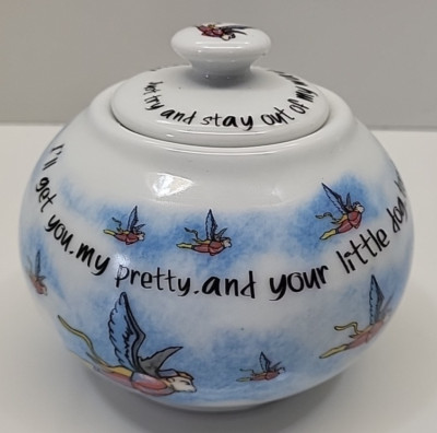 WIZARD OF OZ Covered Sugar Bowl - 12oz Tea Party Paul CARDEW Design England EUC