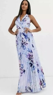 lipsy pleated maxi dress
