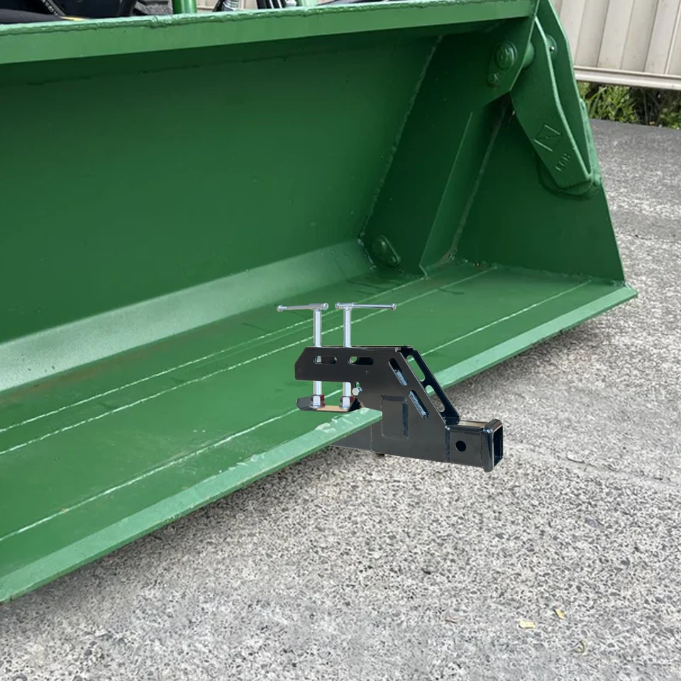 Vijay Receiver Hitch 2" Clamp On Trailer Tractor Bucket Mount Adapter - Image 2 of 4
