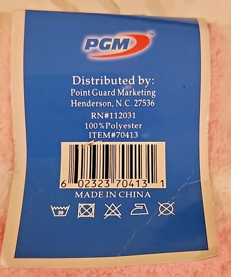 PGM Flip Flop Fuzzy Toe Socks Pink And White Stripes Womens Medium - Image 3 of 4