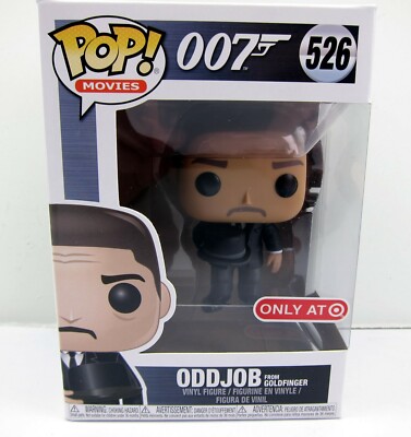 NEW Funko Pop 007 James Bond #526 ODDJOB w/ Hat Goldfinger Target