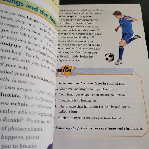 Abeka Academy Textbook Science 3rd Grade 3 Exploring God's World - Picture 14 of 19