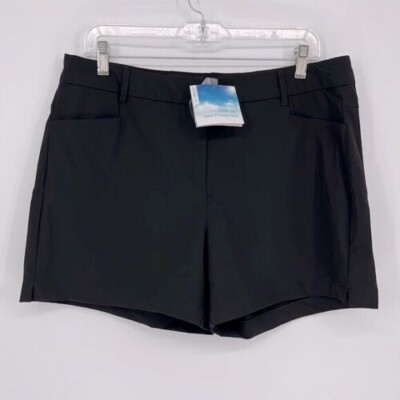 Womens Golfing Black Shorts Willit UPF 50+ Sun Protection Block 98% of UVA/UVB
