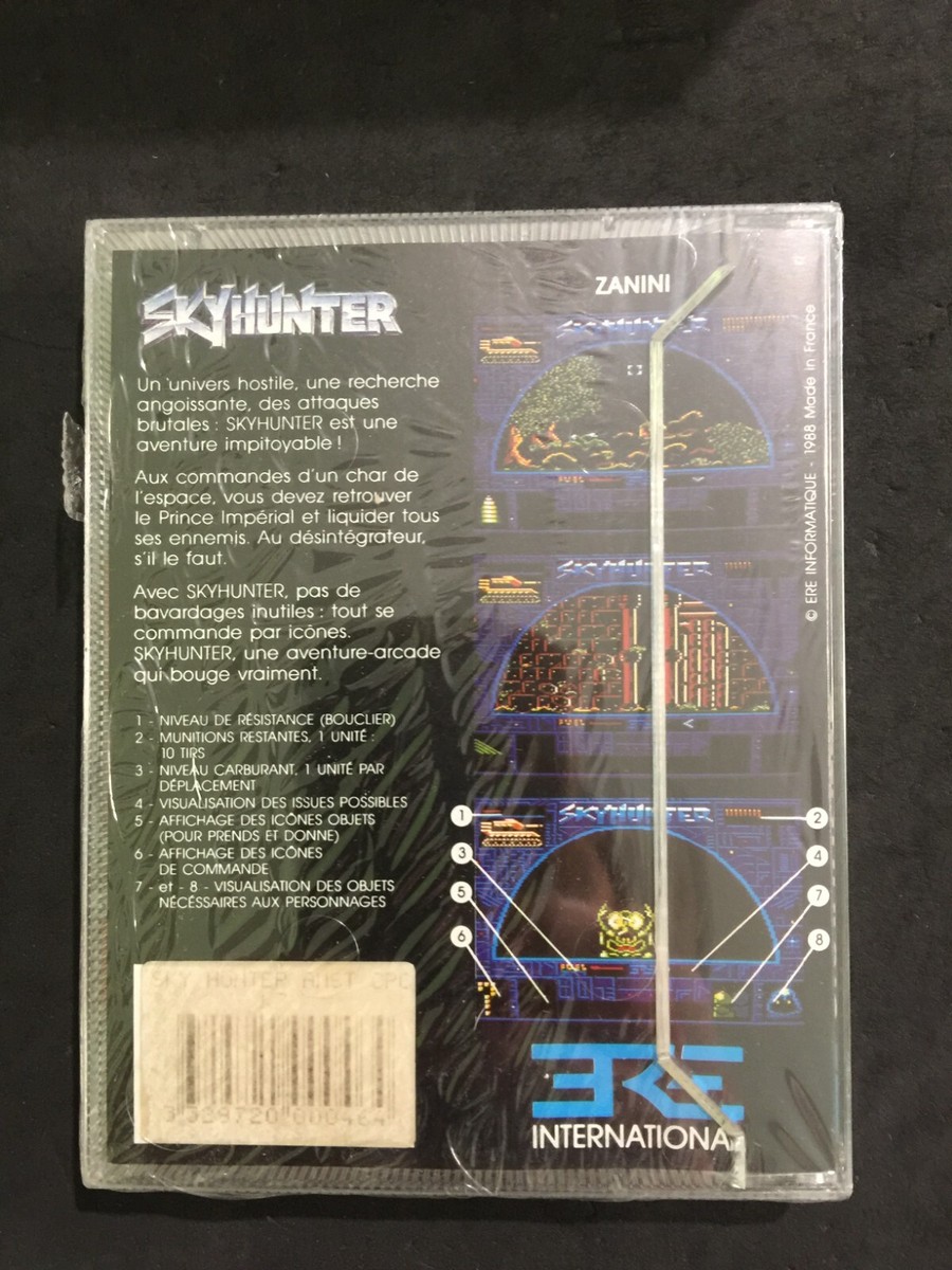 Jeu Sky Hunter (Chasseur De Ciel) Pour Amstrad CPC 464/664 - Cassette Française Neuve Sous Blister