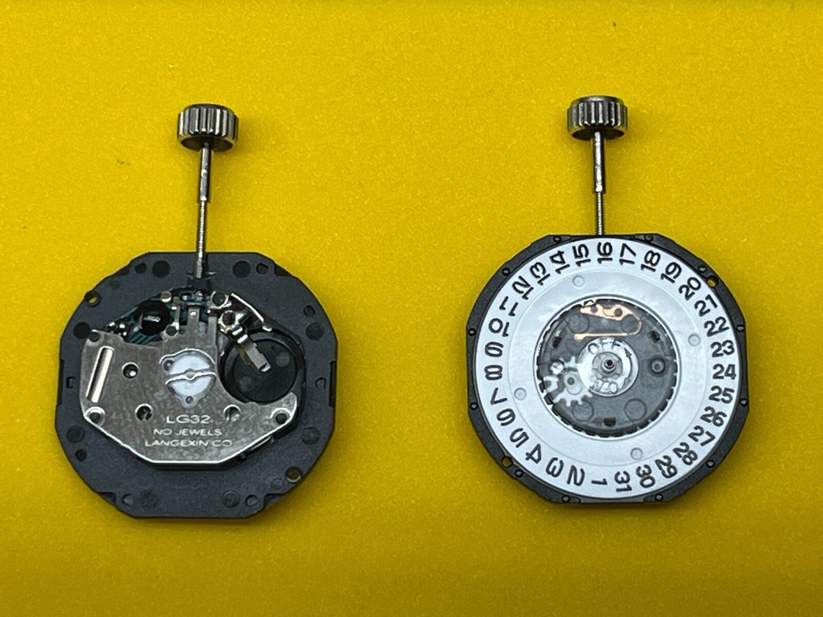 LG32 Langexing Quartz Movement Watches Repair Parts Auto 