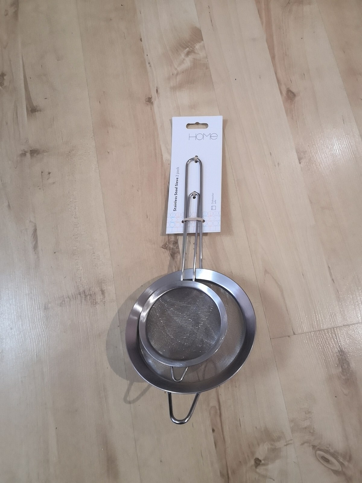 Home Stainless Steel Sieve Set of 2
