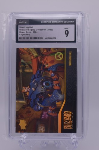 Wrecking Ball Legendary Card Blizzard Legacy Collection CGC Graded 9