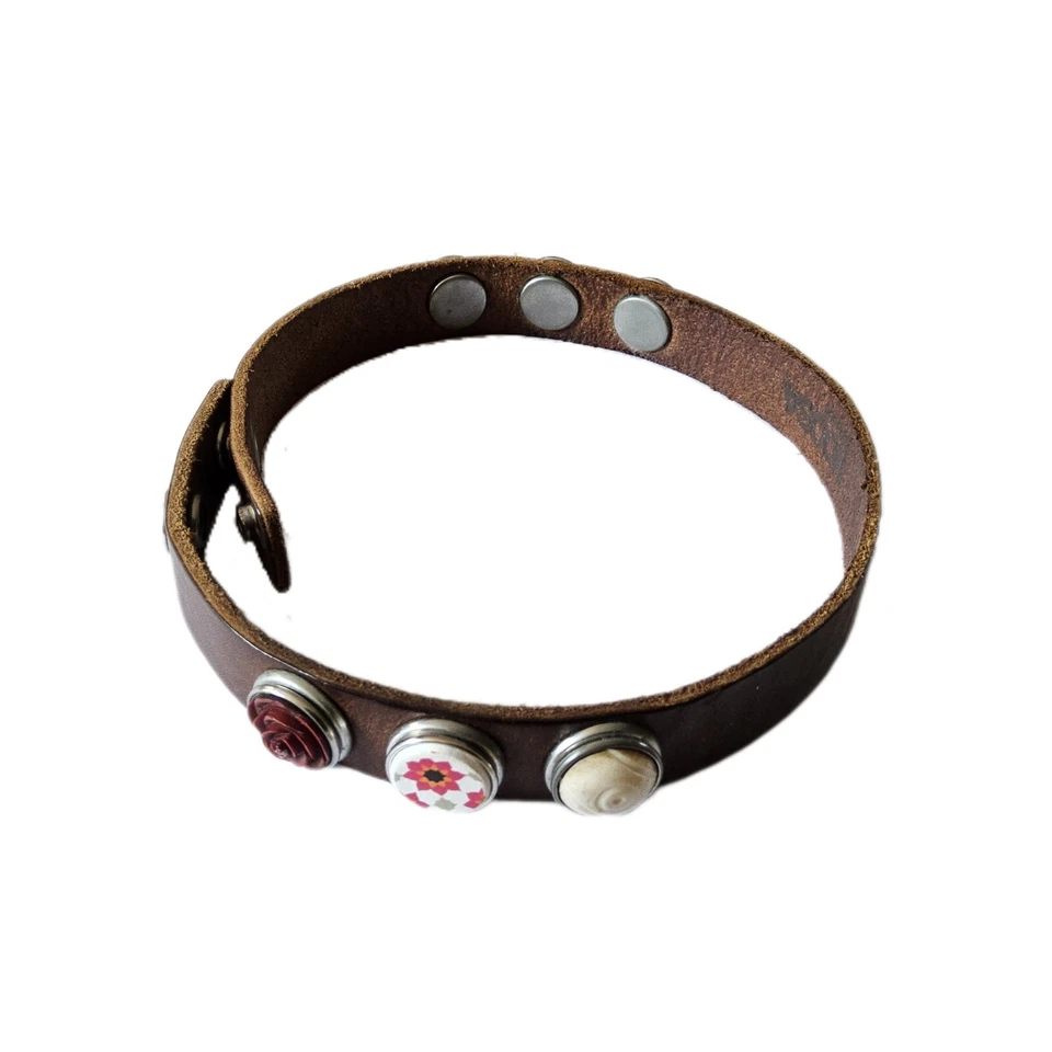 Noosa - Braunes Wickelarmband - 6 Chunks inklusive! - Neuwertig - Bild 3 von 4