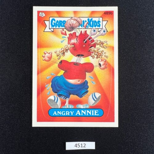 Angry Annie (489b) cubo de basura para niños 1988 GPK OS12 ~LP/NUEVO PAQUETE ~ *ENVÍO GRATUITO* - Imagen 1 de 12